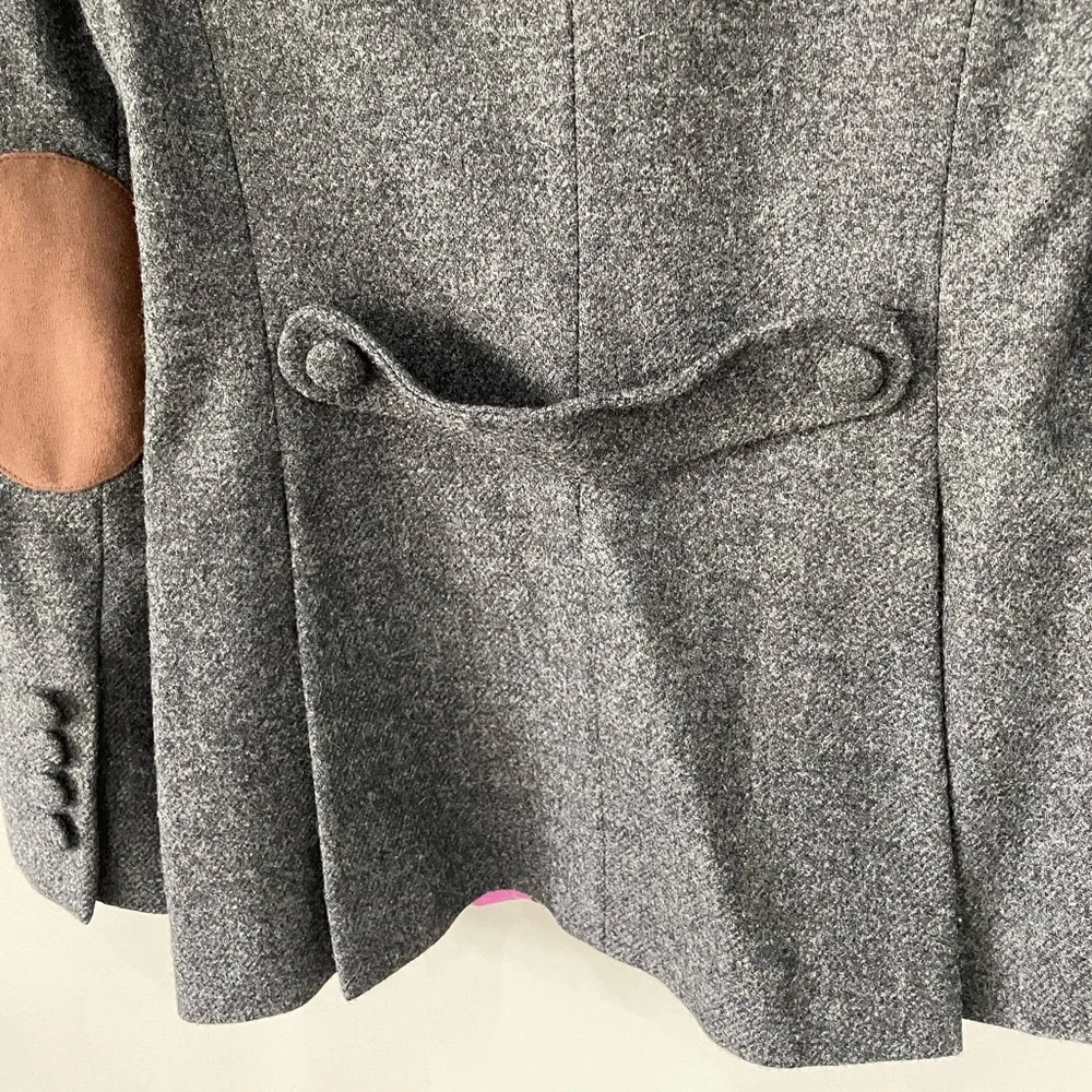 Karin Miller Hamburg wool coat with buckles - Picture 6 of 13